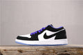 White Black Concord Sneakers - Air Jordan 1 Low 553558-108 - product image from the listing.