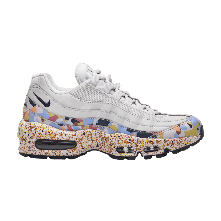 Women's Nike Air Max 95 Se Vast Grey Midnight Navy - product image from the listing.