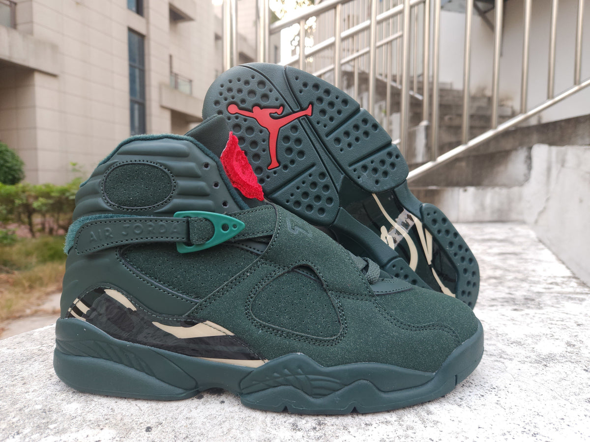 "Green/Gold/Black/Red" Air Jordan 8 Retro - product image from the listing.