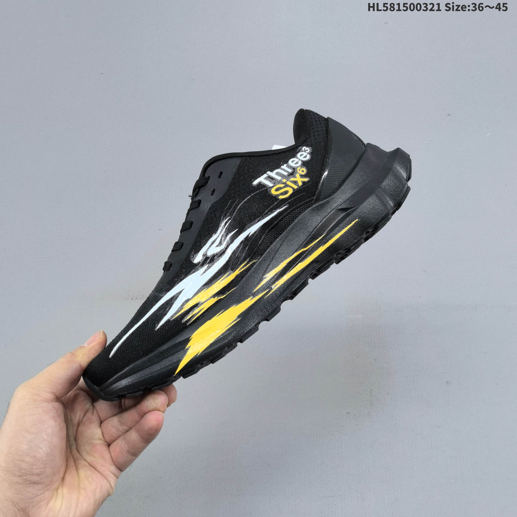 Alo Yoga Alo Runner Graphic Running Sneakers, in Black - product image from the listing.