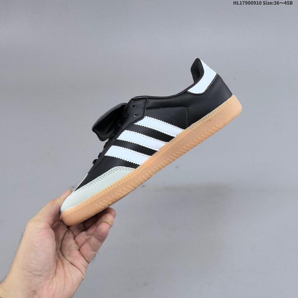 Adidas Samba Low-Top Sneakers in Black White Gum IG2010 - product image from the listing.