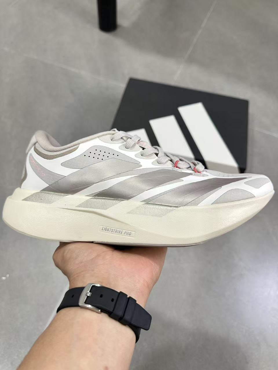 Nike Air Zoom Spiridon Cage 2 Sneakers in Light Bone KI4789 - product image from the listing.