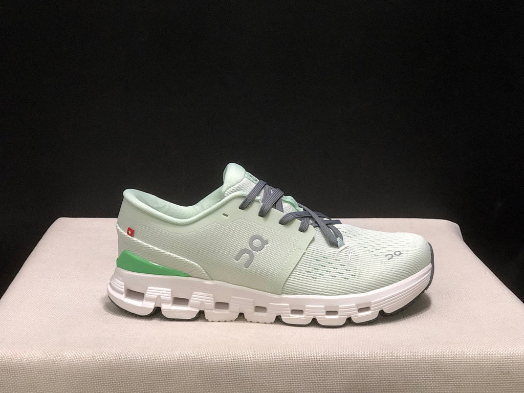 Mint Green On Cloud X 4 Sneakers - product image from the listing.