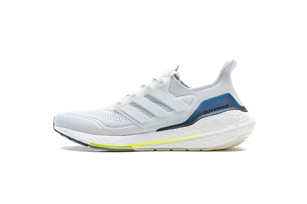 adidas Ultraboost 21 Running Shoes in White FY0371 - product image from the listing.