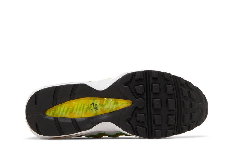 Nike Air Max 95 Essential White Green Apple Tour in Yellow - product image from the listing.