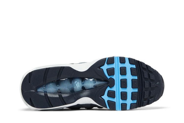 Cool Grey University Blue Dark Obsidian - Nike Air Max 95 - product image from the listing.