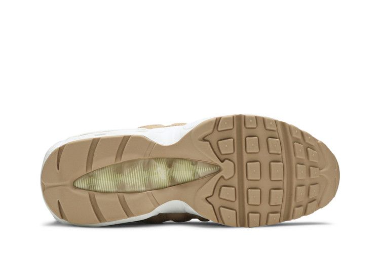 Women's Nike Air Max 95 Bio Beige Luminous Green - product image from the listing.