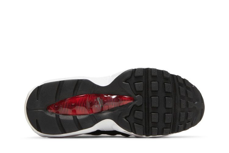Recraft White Iron Grey University Red (GS) - Nike Air Max 95 - product image from the listing.