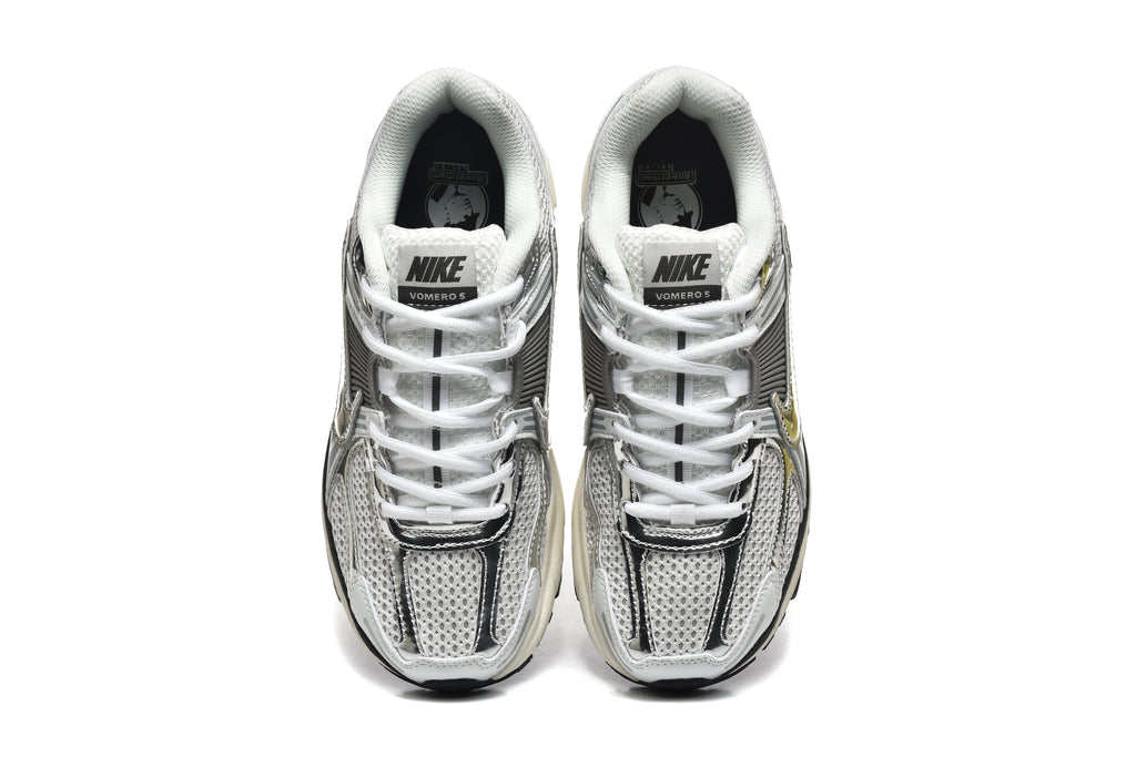 Nike Vomero 5 Sneakers in Silver and White - product image from the listing.