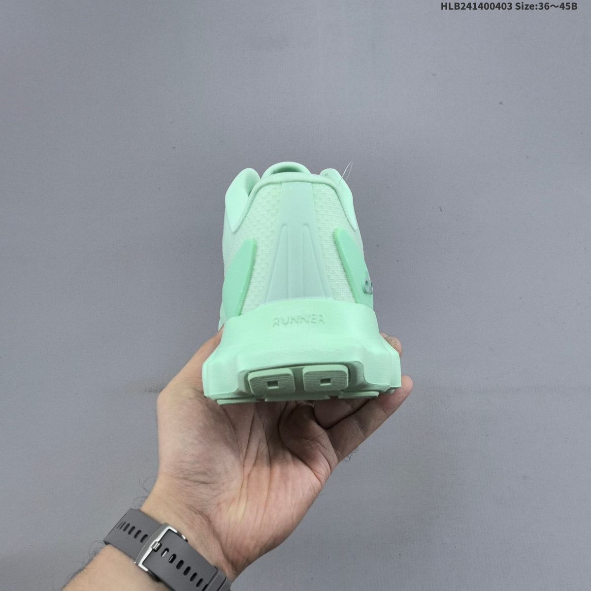 Mint Green Alo Yoga Alo Runner Low-Top Sneakers - product image from the listing.