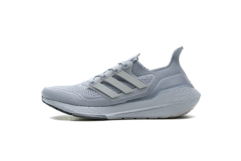 Adidas Ultraboost 21 Running Shoes in Gray FY0432 - product image from the listing.