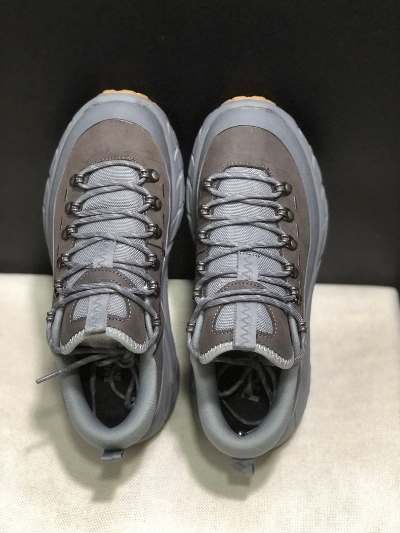 Gray HOKA Tor Summit Trail Sneakers - product image from the listing.