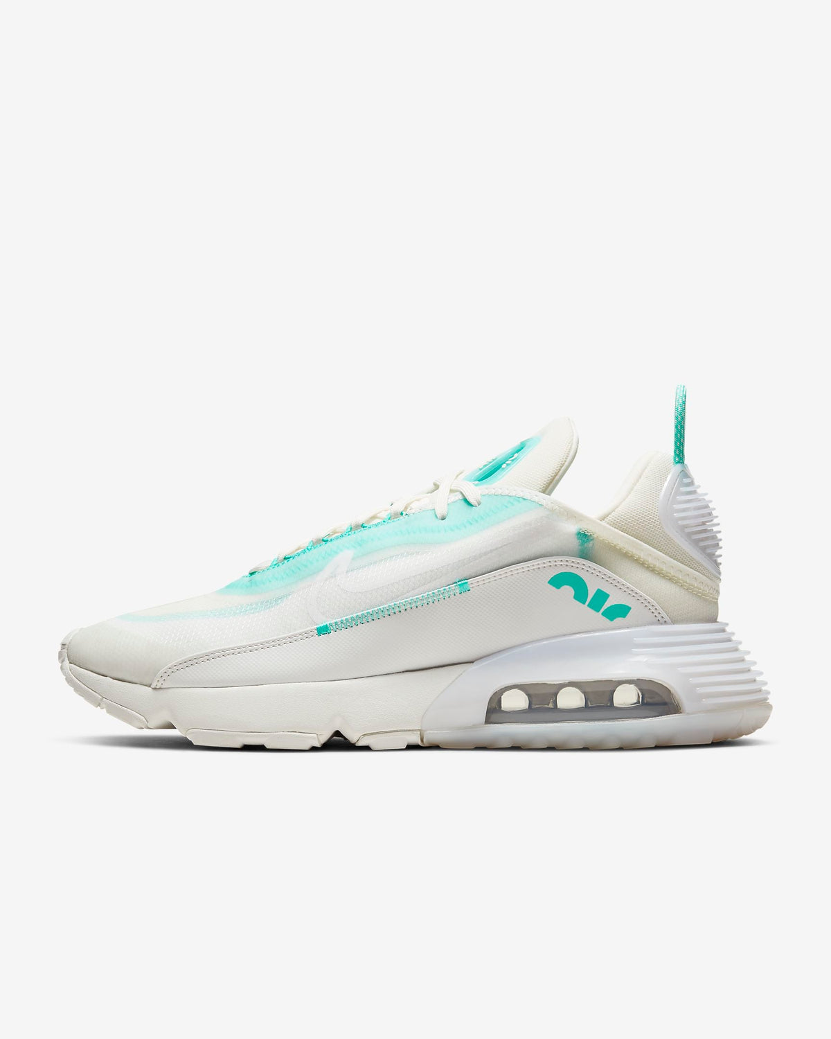 Nike Air Max 2090 Sneakers in White Mint BV9977-102 - product image from the listing.