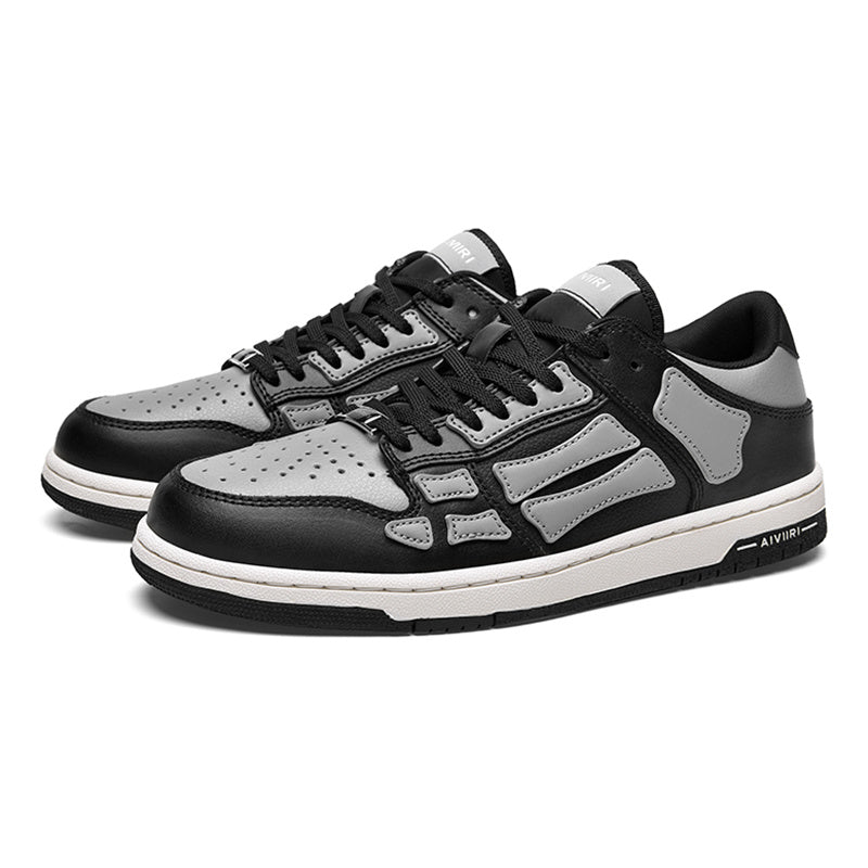 AIVIIRI Low-Top Sneakers in Black and Gray - product image from the listing.