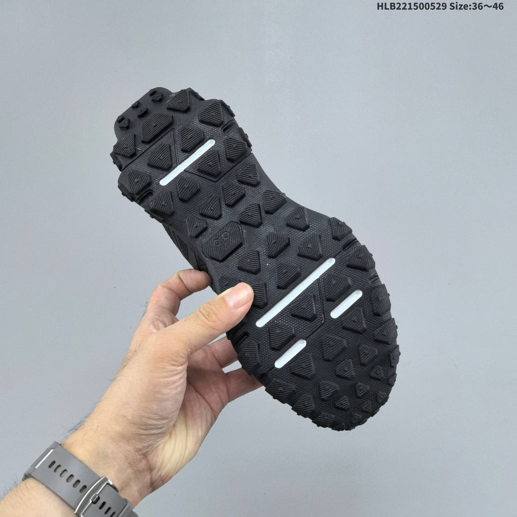 Black Alo Runner Trail Low-Top Sneakers - product image from the listing.