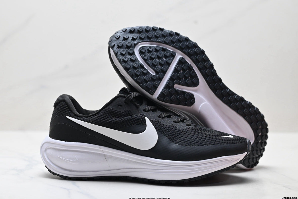 Nike Revolution 8 Running Sneakers in Black and White - product image from the listing.