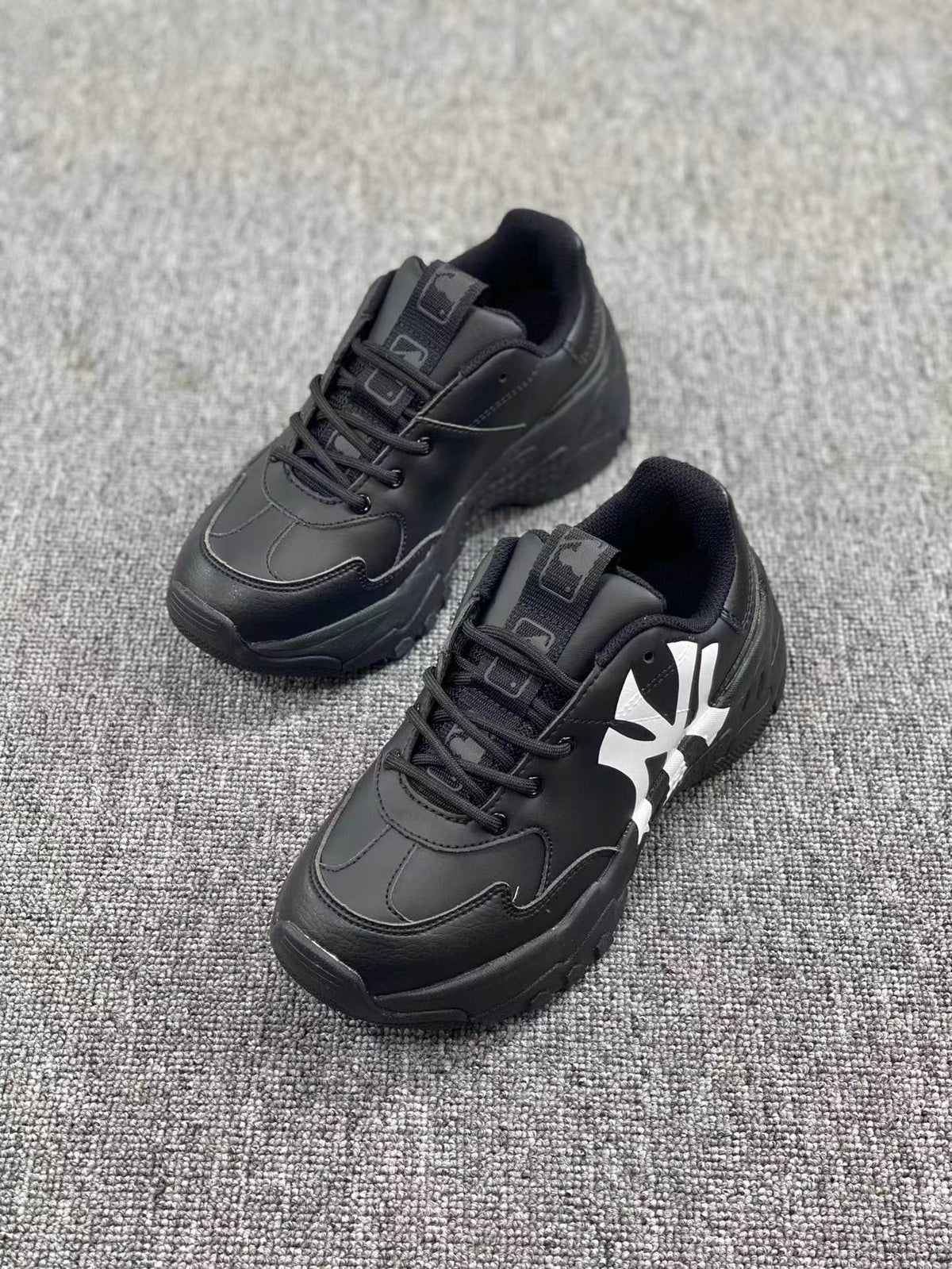 White MLB Chunky Low-Top Sneakers - product image from the listing.