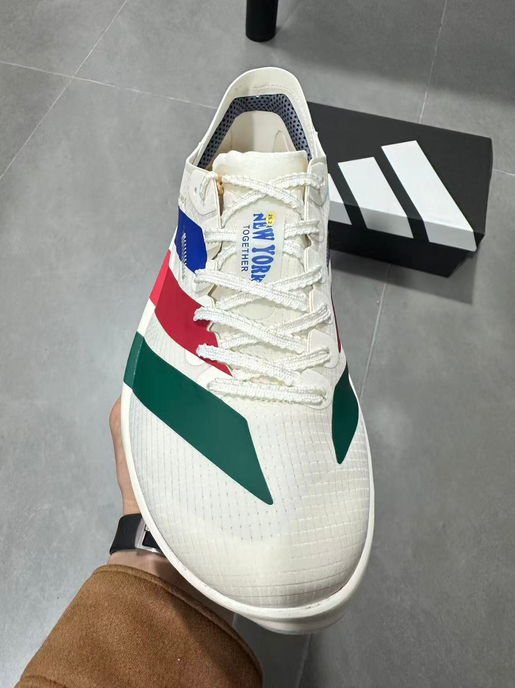 adidas Lightstrike Pro Shoes for Running White Multi-Color KI8296 - product image from the listing.