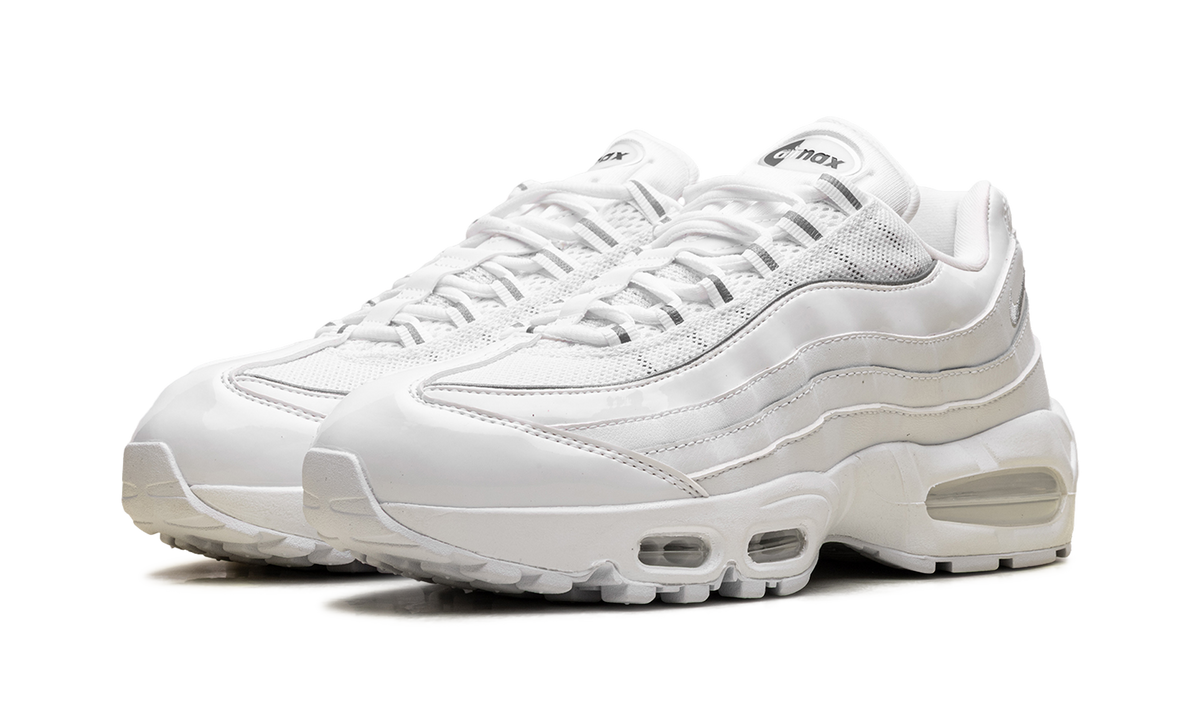 Women's Nike Air Max 95 "White Patent" IB6397 100 - product image from the listing.