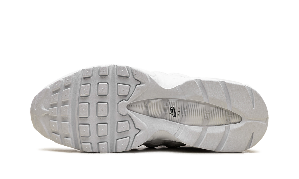 Women's Nike Air Max 95 "White Patent" IB6397 100 - product image from the listing.