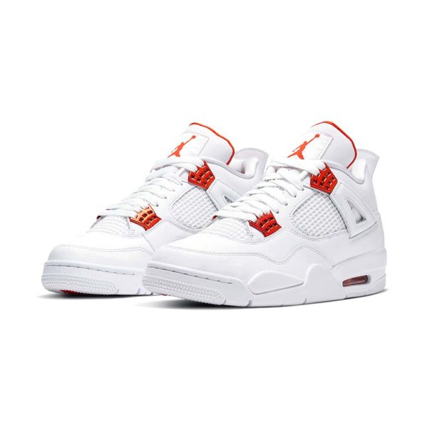"Orange Metallic" Air Jordan 4 - product image from the listing.