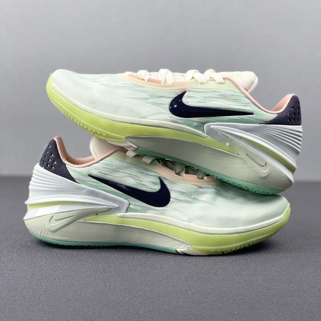 Nike Air Zoom G.T. Cut 2 Basketball Shoes in Mint Green DJ6015-101 - product image from the listing.