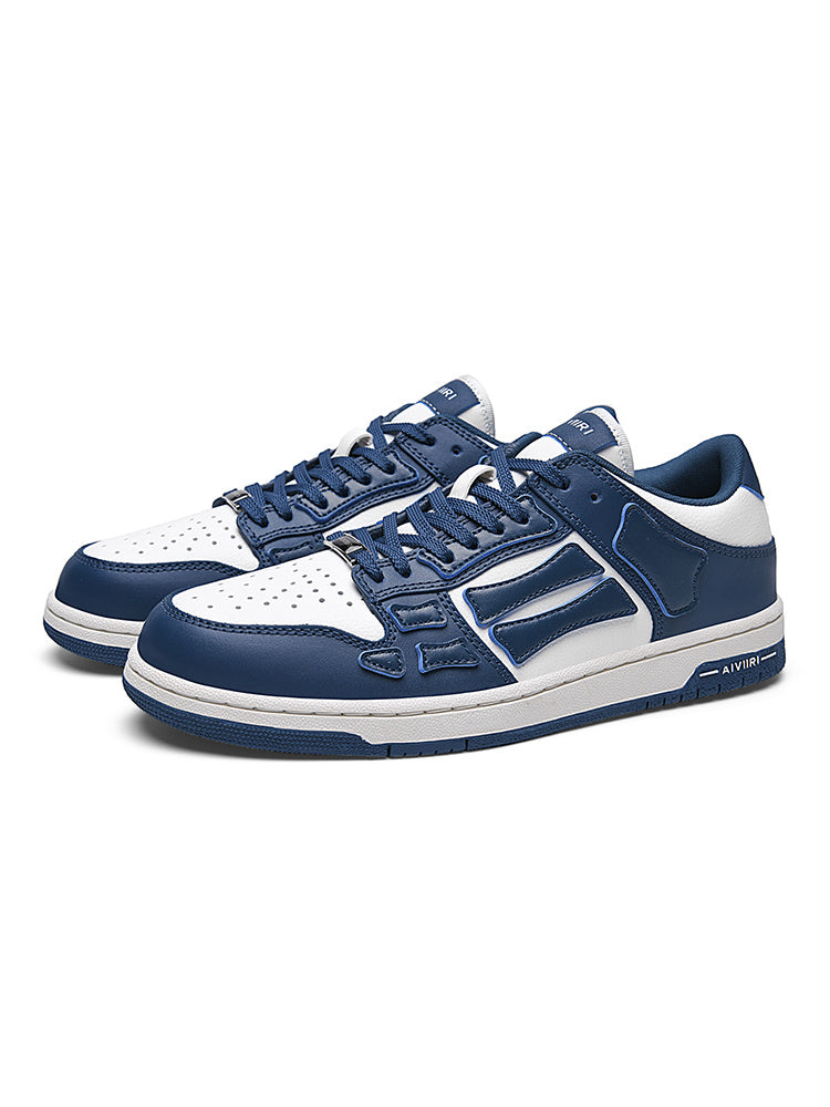 AIVIIRI Low-Top Sneakers in Navy and White - product image from the listing.