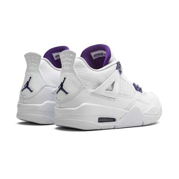Air Jordan 4 Retro GS "Metallic Pack - Purple" - product image from the listing.
