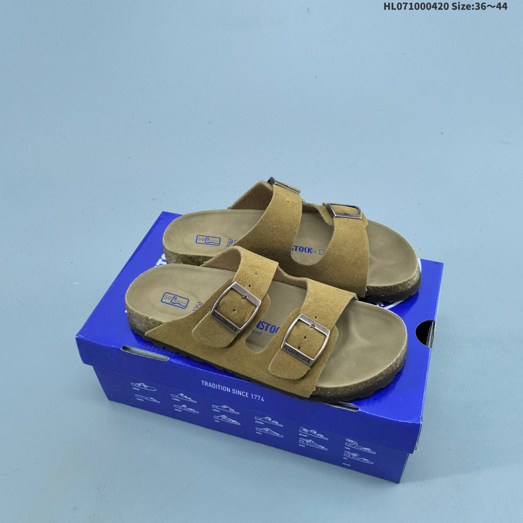 Black Suede Birkenstock Zurich Two-Strap Sandals - product image from the listing.