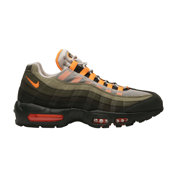 Nike Air Max 95 OG in Neutral Olive Total Orange - product image from the listing.