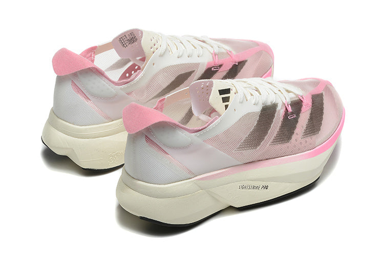 Adidas Adizero Running Shoes in Pink Silver - product image from the listing.