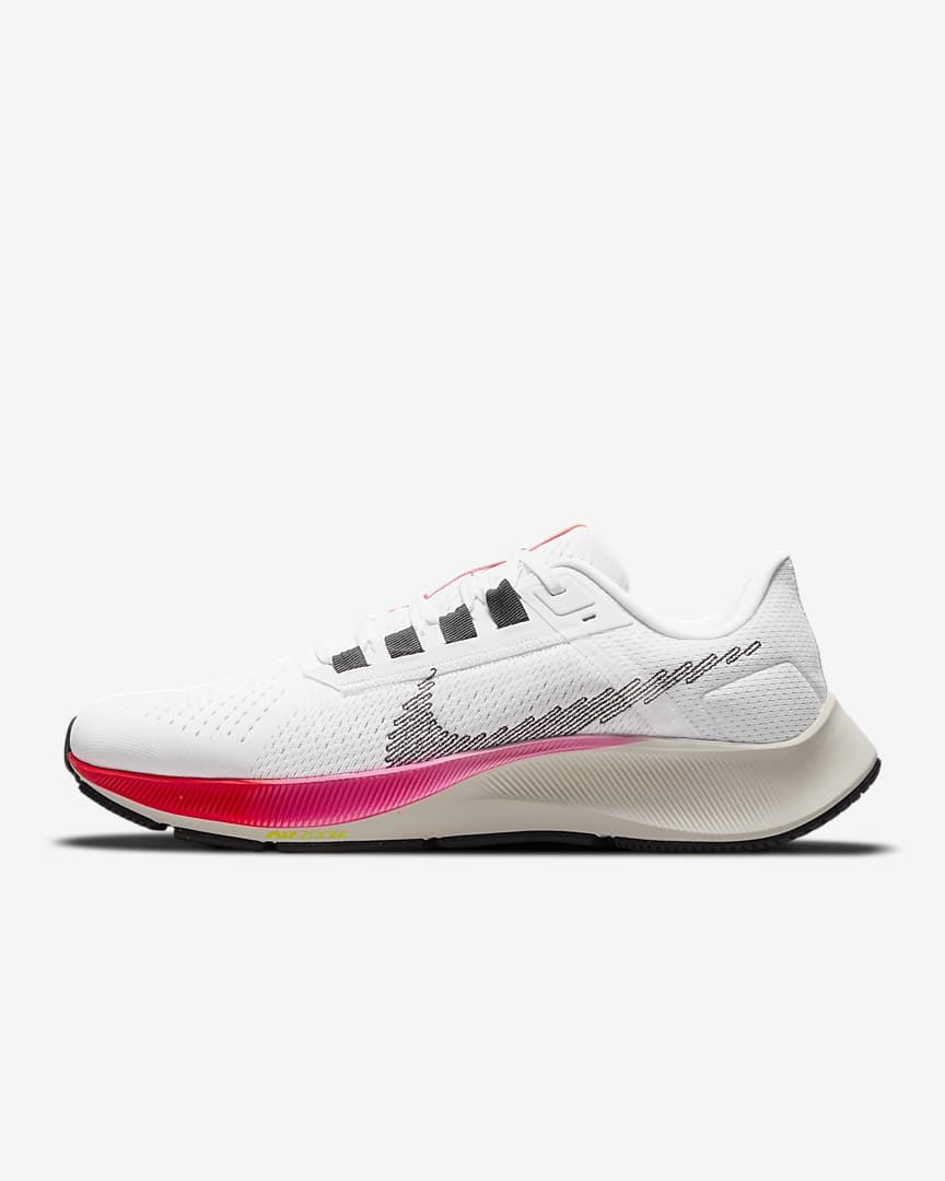 Nike Air Zoom Pegasus 38 Running Shoes in White DJ5397-100 - product image from the listing.