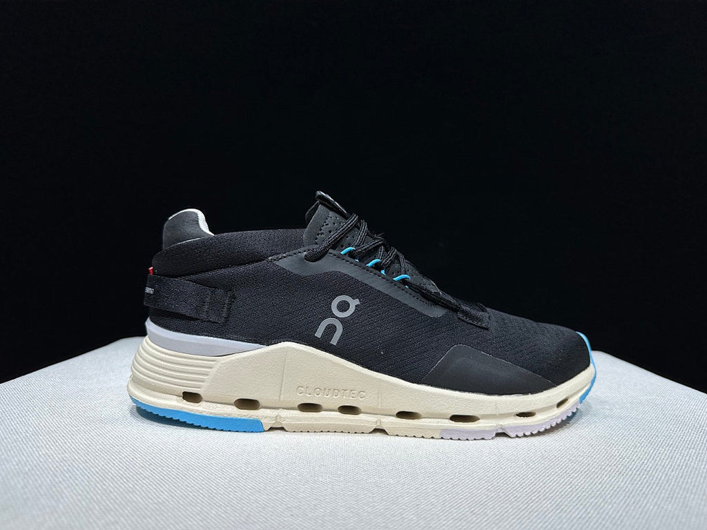 On Cloudnova 2 Sneakers in Black Blue - product image from the listing.