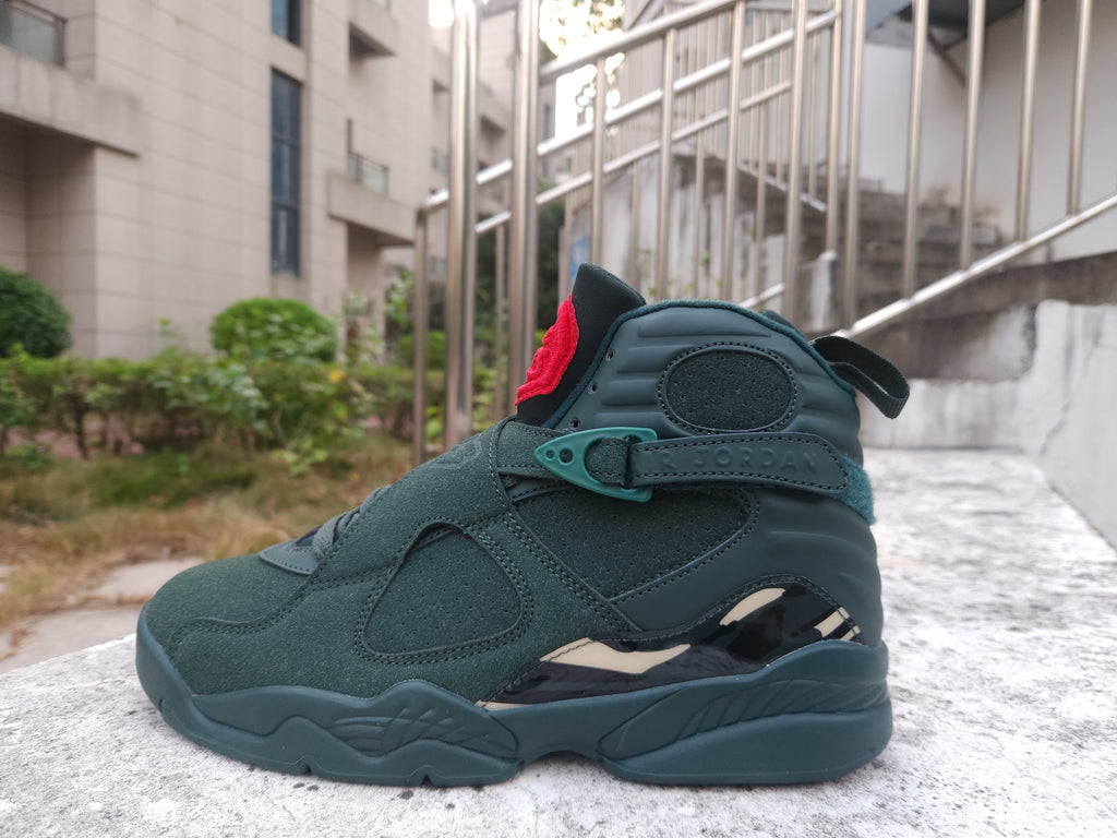 "Green/Gold/Black/Red" Air Jordan 8 Retro - product image from the listing.