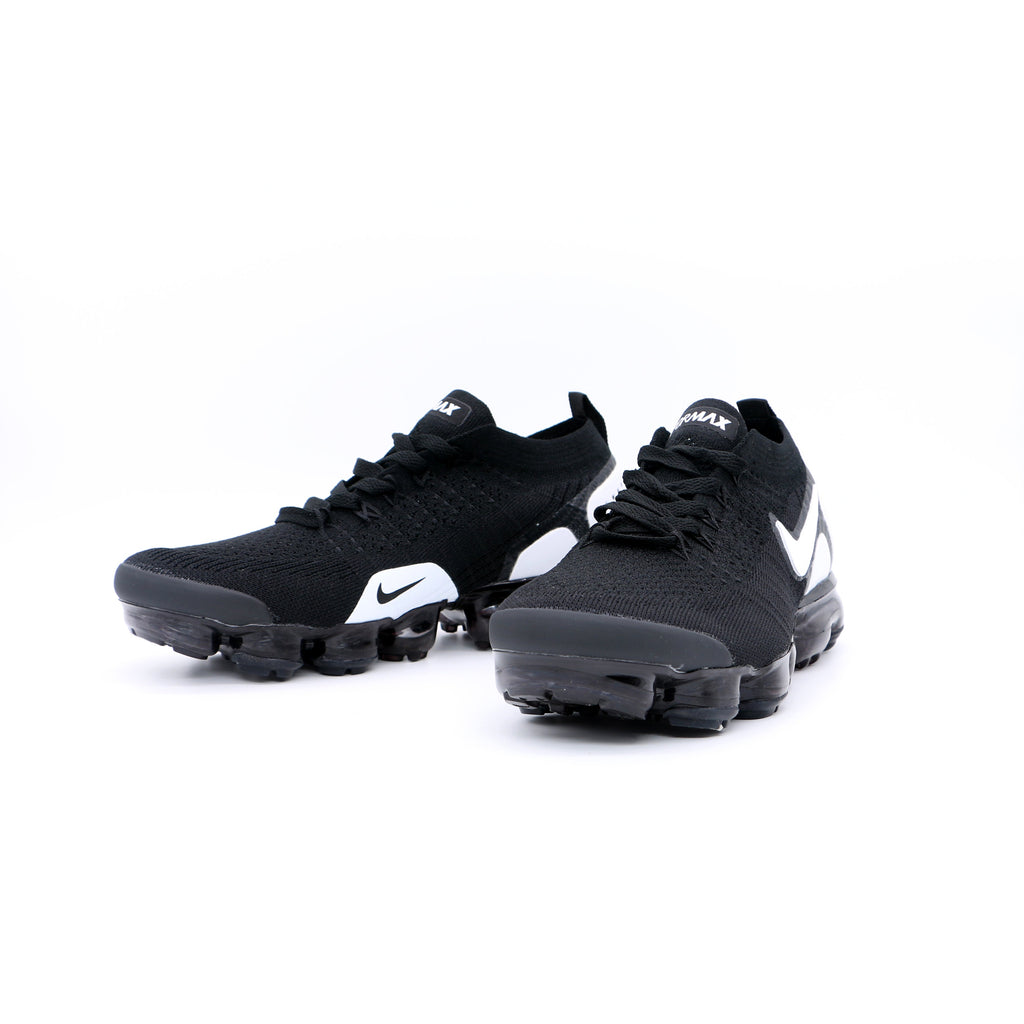 Nike Air VaporMax 2018 Sneakers in Black White Knit 942842-010 - product image from the listing.