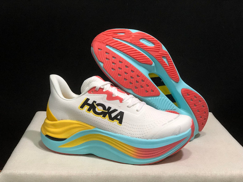 HOKA Skyward X Shoes for Running, White Multi-Color - product image from the listing.