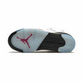 "Fire Red Silver Tongue" Youth Air Jordan 5 Retro GS - product image from the listing.