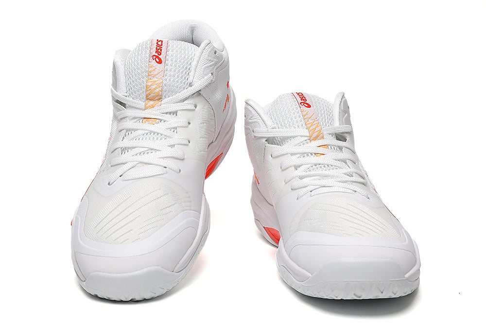 ASICS Sky Elite FF 3 Volleyball Shoes in White Orange - product image from the listing.