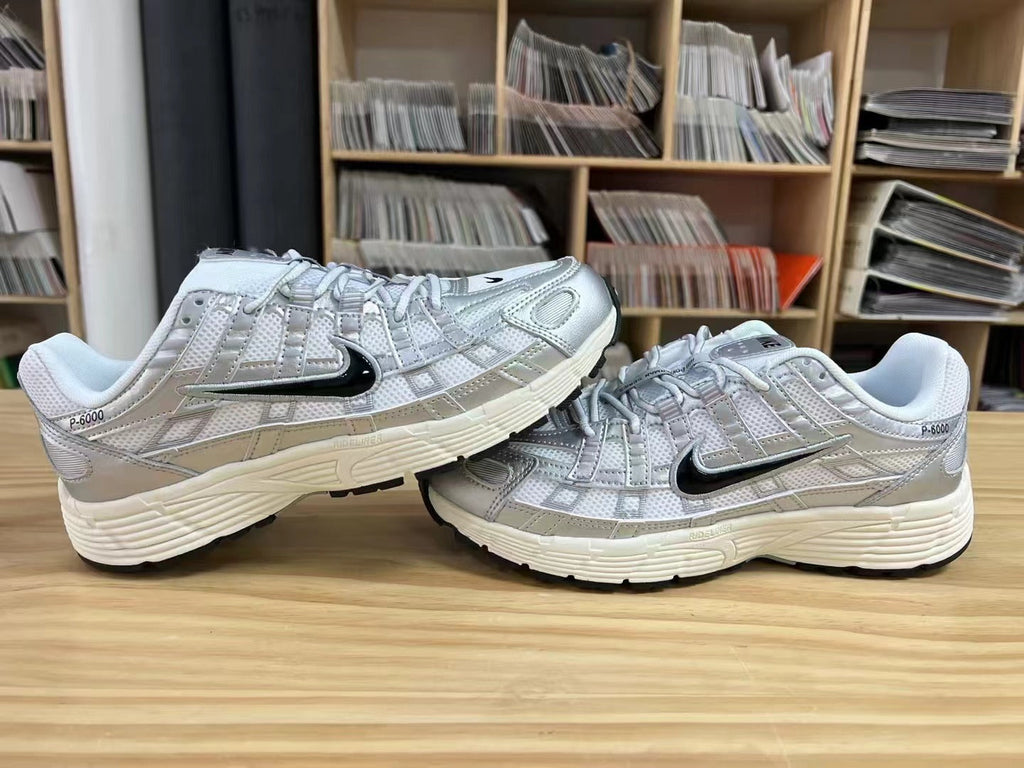 Nike P-6000 Sneakers in White Grey CD6404-105 - product image from the listing.