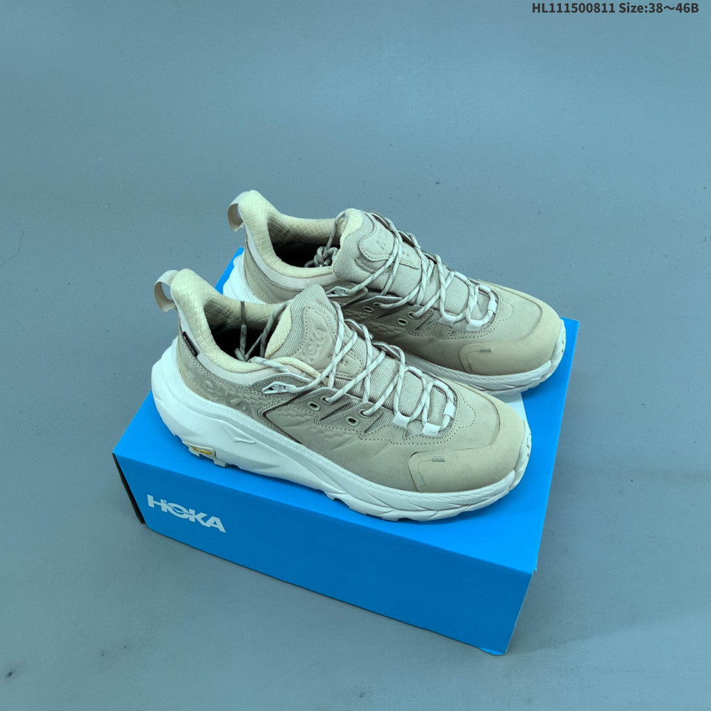 HOKA Kaha 2 Low GTX Low-Top Hiking Shoes, in Beige - product image from the listing.