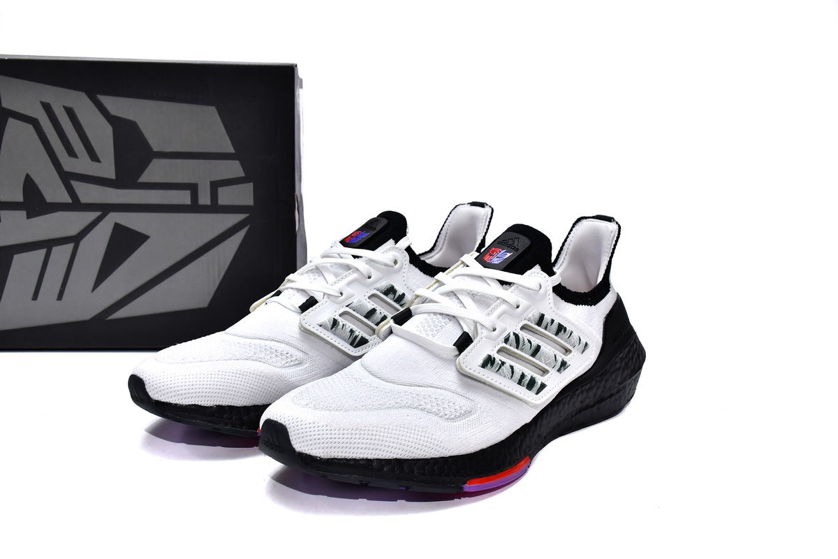 adidas UltraBoost 22 GW1915 Running Sneakers in White Black - product image from the listing.