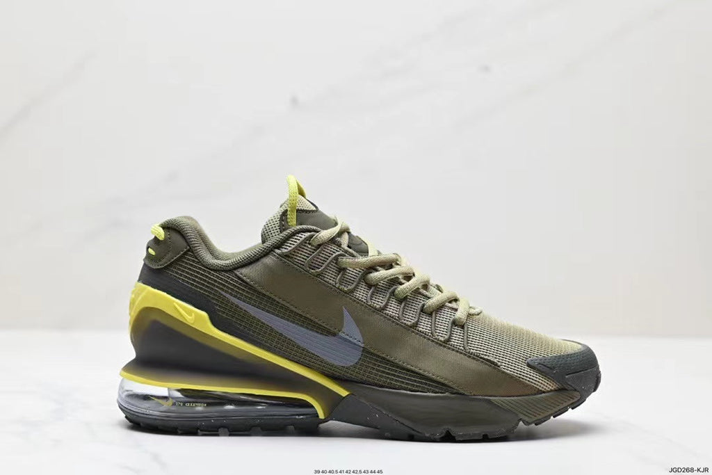 Nike Air Max 270 Trek Sneakers in Olive Grey Volt - product image from the listing.