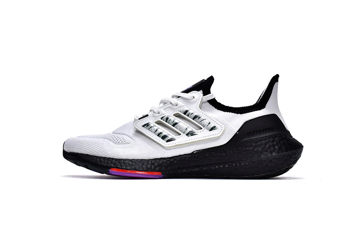 adidas UltraBoost 22 GW1915 Running Sneakers in White Black - product image from the listing.
