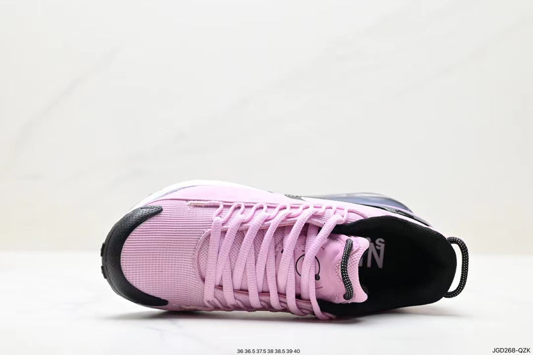 Nike Air Max 720 Sneakers in Black and Pink - product image from the listing.