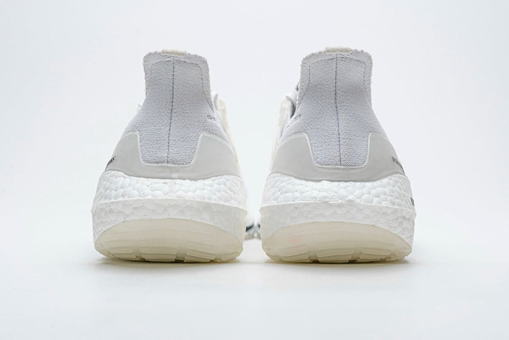 adidas UltraBoost 21 Running Shoes in White FY0846 - product image from the listing.