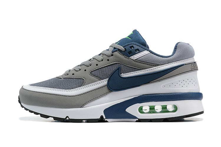 Nike Air Max Sneakers in Gray and Blue - product image from the listing.