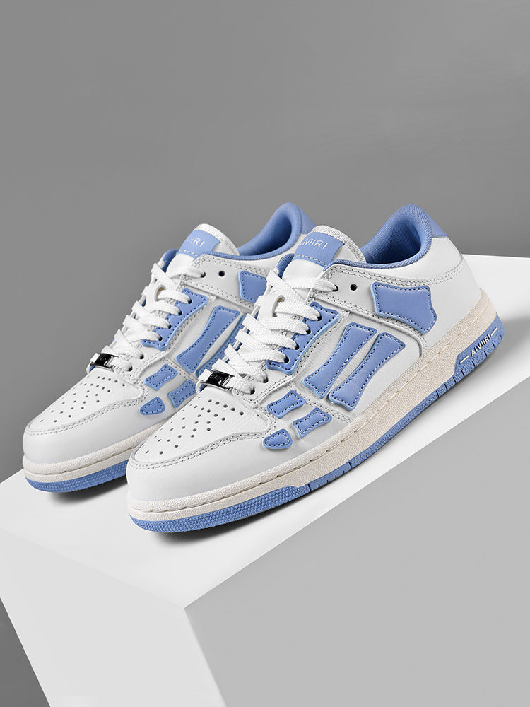 AIVIR Low-Top Sneakers in White and Light Blue - product image from the listing.
