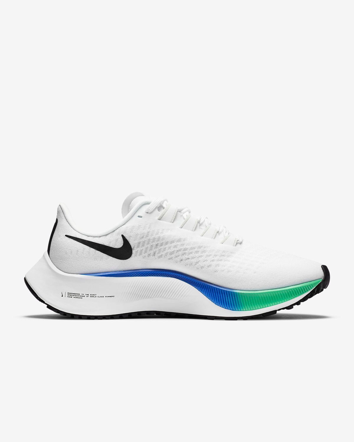 Nike Air Zoom Pegasus 37 Running Shoes in White BQ9646-103 - product image from the listing.