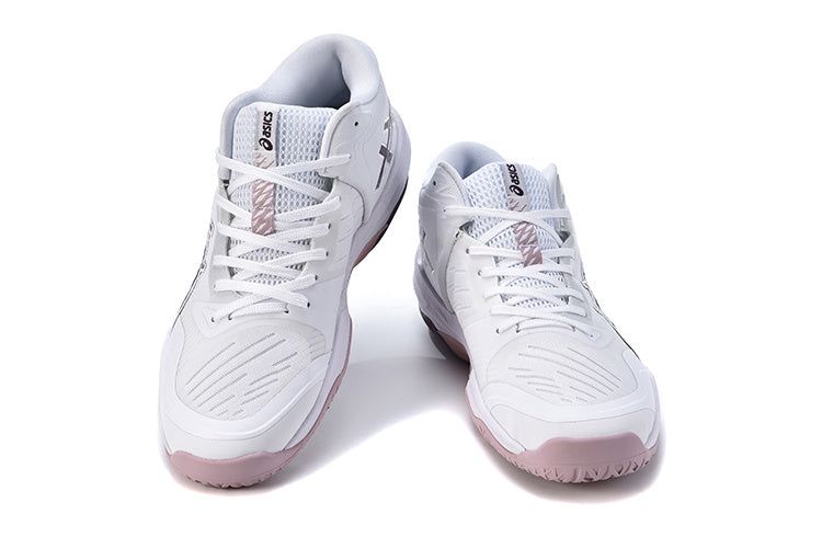 ASICS Sky Elite FF MT 3 White Watershed Rose Volleyball Footwear - product image from the listing.
