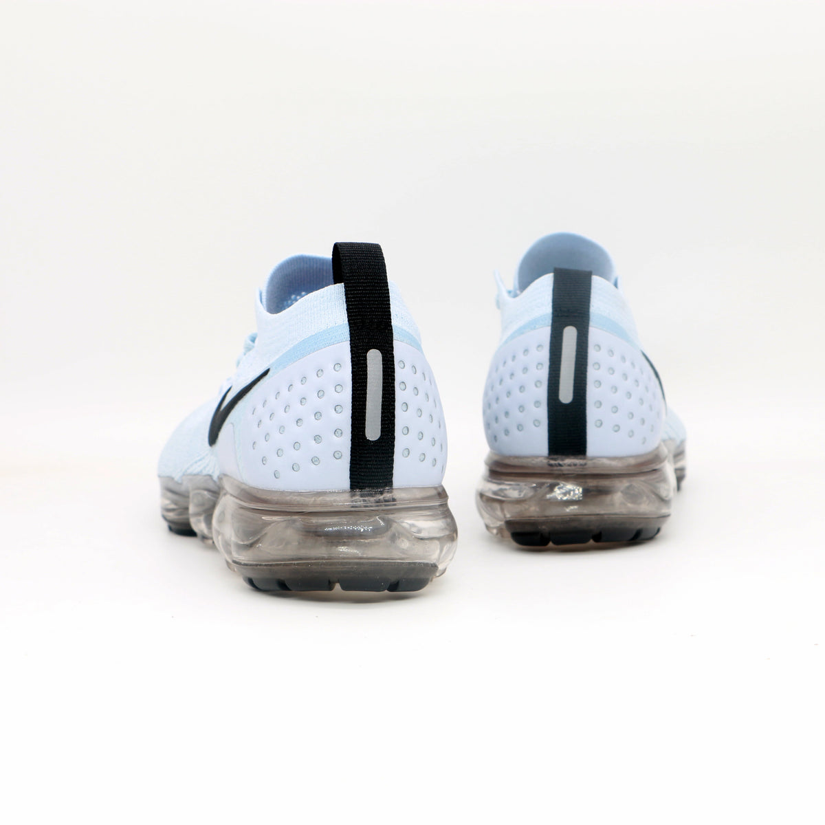 Light Blue Nike Air VaporMax Flyknit Sneakers - product image from the listing.